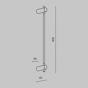 Накладной светильник Maytoni Rotta MOD413WL-L8B3K