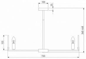 Люстра на штанге Eurosvet Marble 60158/7 латунь
