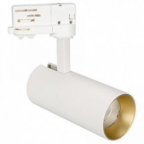 Светильник на штанге Arlight Sp-Polo SP-POLO-TRACK-LEG-R65-8W Warm3000 (WH-GD, 40 deg)