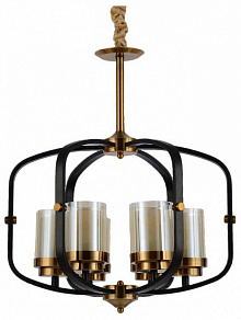Подвесная люстра LUMINA DECO Bonton LDP 1221-6 BK+MD
