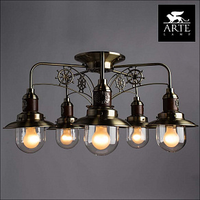 Потолочная люстра Arte Lamp Sailor A4524PL-5AB