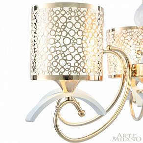 Подвесная люстра Arte Milano Florentia-9787 309787/6 Wh/Gd