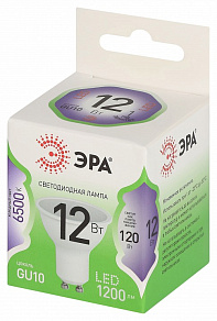 Лампа светодиодная Эра Green Line GU10 12Вт 6500K LED MR16-12W-865-GU10 GL