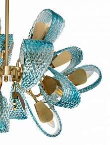 Люстра на штанге Indigo Fless 11033/18R Blue