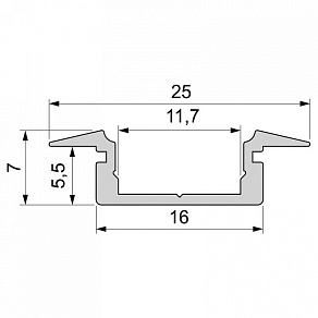 Профиль встраиваемый Deko-Light ET-01-10 975023