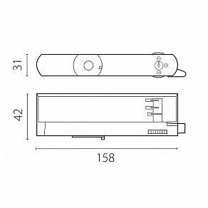 Переходник для трека Lightstar Asta 594046