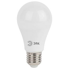 Лампа светодиодная Эра Стандарт E27 15Вт 4000K LED A60-15W-840-E27