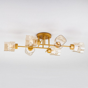 Потолочная люстра Eurosvet Hilari 30165/6 перламутровое золото