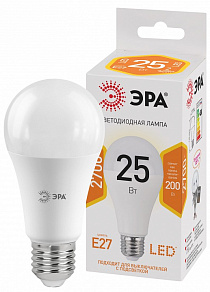 Лампа светодиодная Эра Стандарт E27 25Вт 2700K LED A65-25W-827-E27