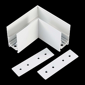 Соединитель угловой L-образный для треков накладных ST-Luce ST003 ST007.519.00