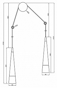 Бра Maytoni Sintesi P090WL-L24CH3K