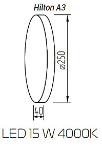 Накладной светильник TopDecor Hilton Hilton A3 12