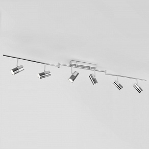 Спот Eurosvet Mini Topper 20086/6 LED хром/черный жемчуг 30W