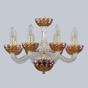 Подвесная люстра Bohemia Ivele Crystal Ivele Crystal 6 1311/8/165 G Cl/Shampan/M-1F