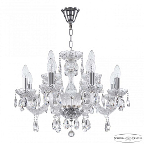 Подвесная люстра Bohemia Ivele Crystal 117 117/8+4/195 Ni