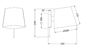 Бра Maytoni Bergamo MOD613WL-01W