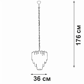 Подвесная люстра Vitaluce V58471 V58471-8/5