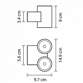 Накладной светильник Lightstar Paro LED 352672
