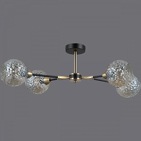 Люстра на штанге ILLUMICO  IL0253-4CSQ-79 BK AB