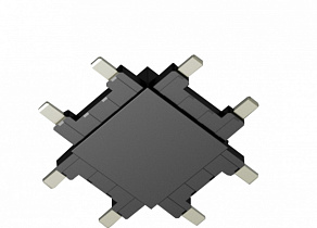 Соединитель X-образный для треков накладных SWG PRO SLIM CN-SLIM-BL-X