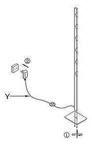 Торшер Globo Needle 58093