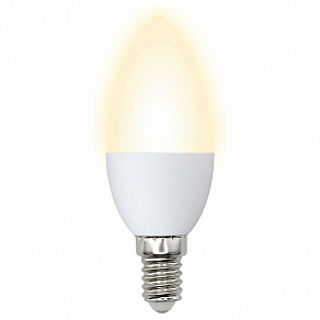Лампа светодиодная Uniel Optima E14 6Вт 3000K LEDC376WWWE14 220ВFRO