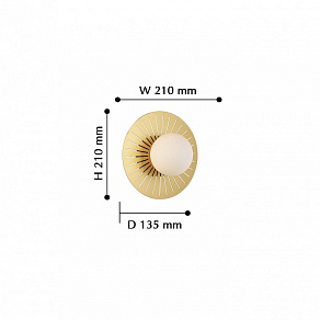 Бра Favourite Sonnenblume 2356-1W