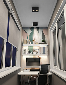 Накладной светильник Denkirs DK3020BВ DK3085-BK