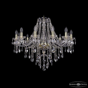 Подвесная люстра Bohemia Ivele Crystal 1415 1415/12/300 G