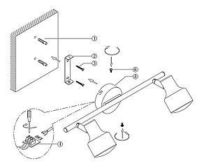 Бра Globo Rois 56213-2