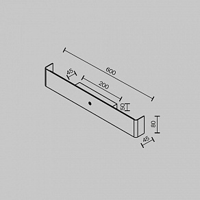 Накладной светильник Maytoni Bracket MOD492WL-L12BK