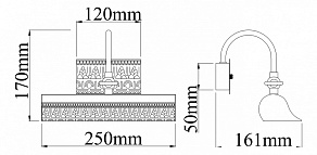 Подсветка для картины Maytoni Leonardo PIC111-01-R