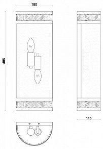 Накладной светильник Favourite Exortivus 4011-2W