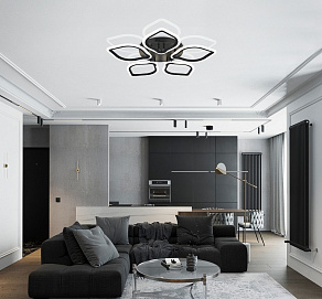 Потолочная люстра Natali Kovaltseva REAL LED LAMPS 81200 BLACK