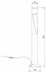 Наземный высокий светильник Elektrostandard Recess 35177/F