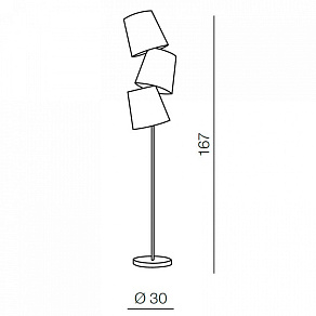 Торшер Azzardo Svea AZ1023