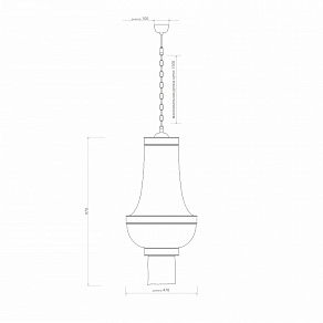 Подвесная люстра Covali  JPL-10476a