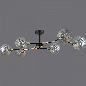Люстра на штанге ILLUMICO  IL0253-6CSQ-79 BK AB