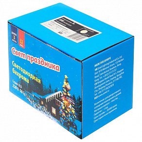 Занавес световой Uniel ULD-C2030 ULD-C2030-240/TBK WARM WHITE IP67