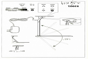 Настольная лампа офисная Eglo Caupo 93966