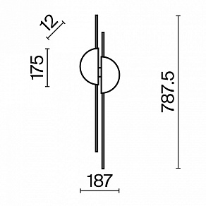 Накладной светильник Maytoni Skyline MOD179WL-L22W4K