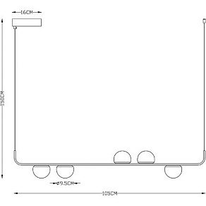 Подвесной светильник Arte Lamp Poplar A2174SP-5BK