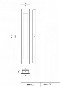 Накладной светильник Favourite Meridiem 4004-1W