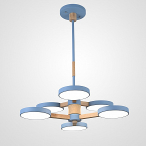 Люстра на штанге Imperiumloft TURNA Blue TURNA-DBL01