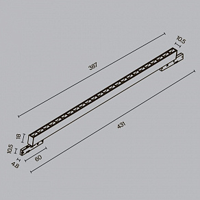 Накладной светильник Maytoni Technical Points TR193-1-20W4K-M-B