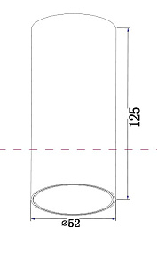 Накладной светильник Maytoni Focus LED C056CL-L12B3K
