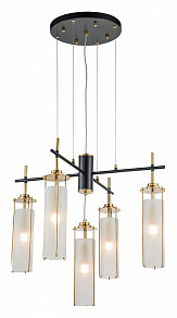 Подвесная люстра Indigo Torcia 11038/5P Brass