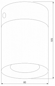 Накладной светильник TK Lighting Vico 3406 Vico White