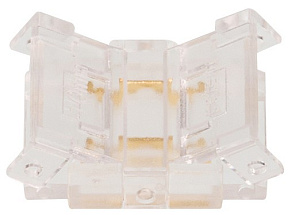 Соединитель лент прямой жесткий Wolta  WLS-2PIN-10MM-MONO-I