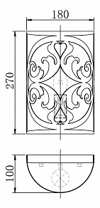 Накладной светильник Maytoni Rustika H899-01-R